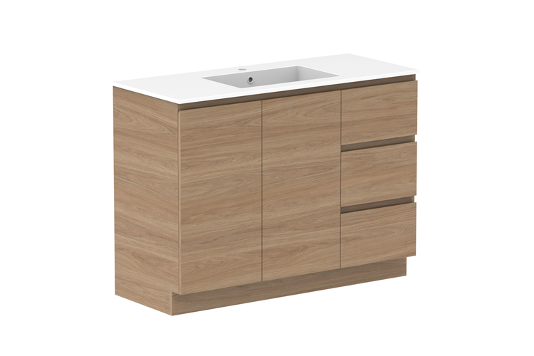 Adp Glacier Lite Full Depth Door & Drawer Trio Vanity