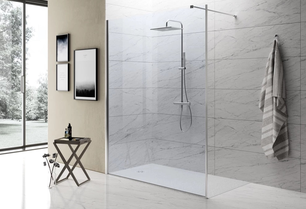 Domus Living 900X1400 Pietra Shower Floor, Bianco