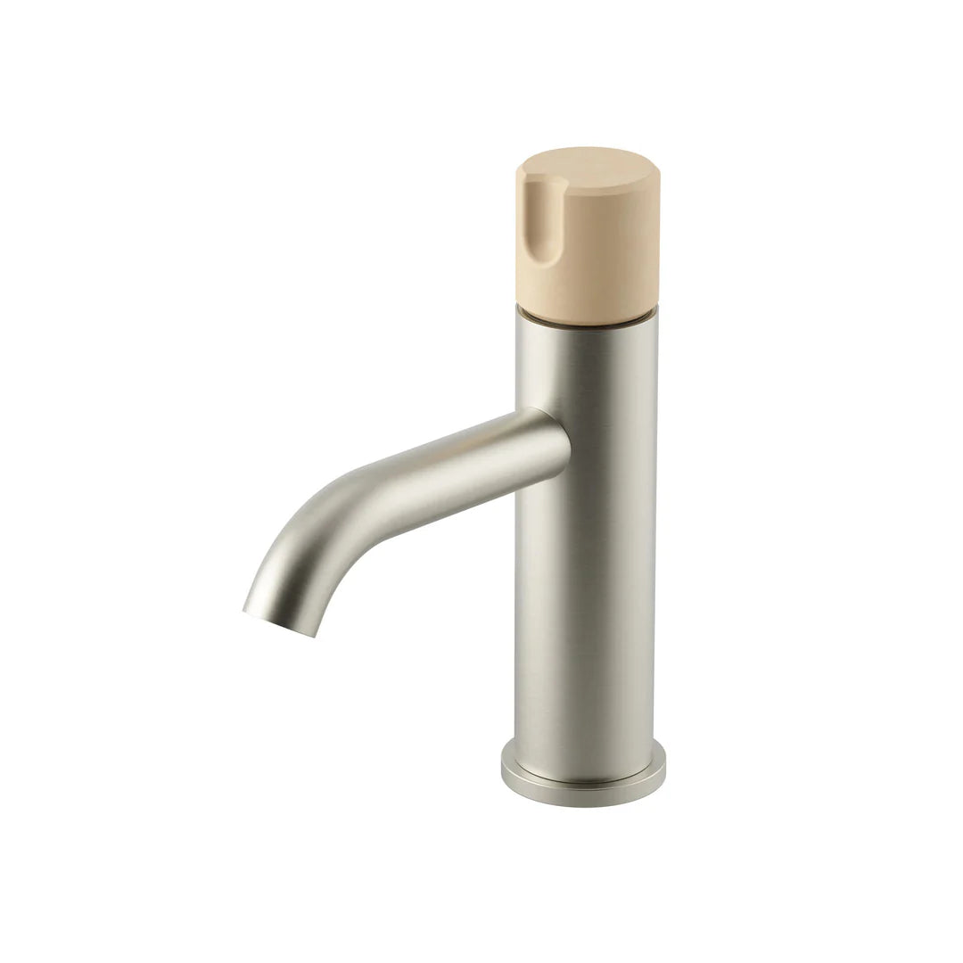 Meir X Nood Co. Alchemy Progressive Basin Mixer Brushed Nickel / Nood
