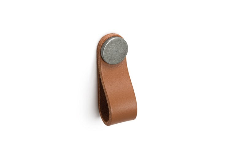 Adp Loop Leather Pull, Tan