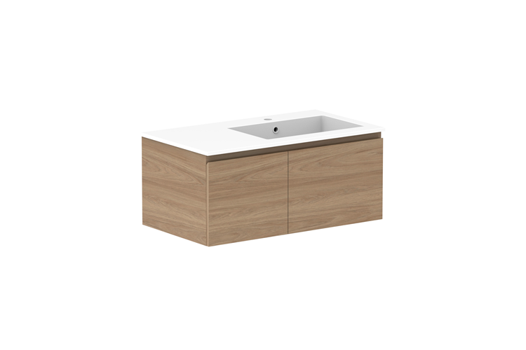 ADP Glacier Pro Full Depth Door & Drawer Slim Vanity