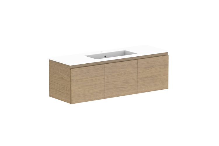 ADP Glacier Lite Ensuite Door & Drawer Slim Vanity