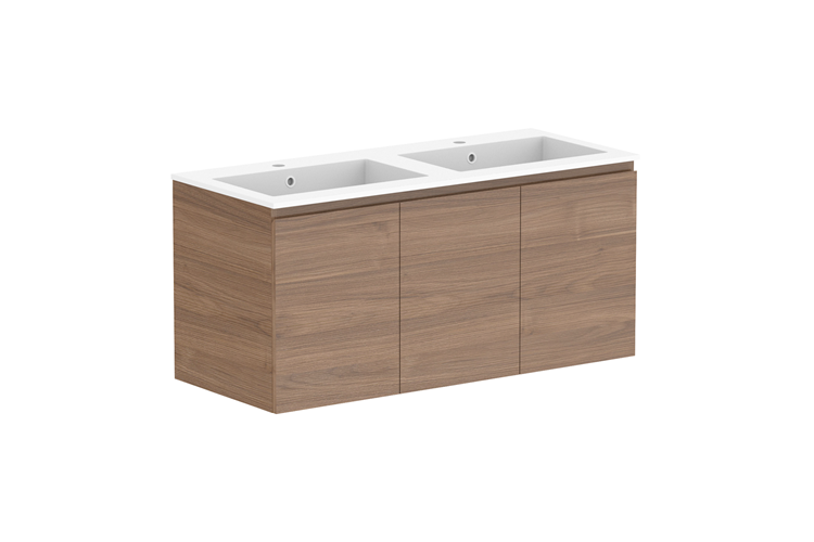 ADP Glacier Lite Full Depth All Door Twin Vanity