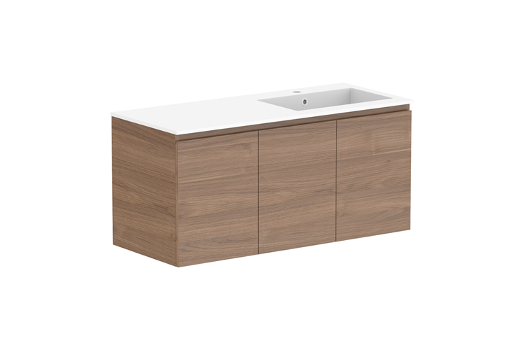 ADP Glacier Lite Full Depth All Door Twin Vanity