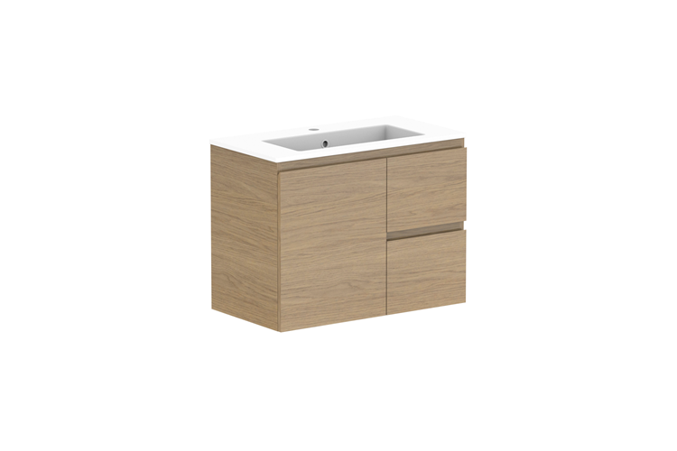 ADP Glacier Lite Ensuite Door & Drawer Twin Vanity