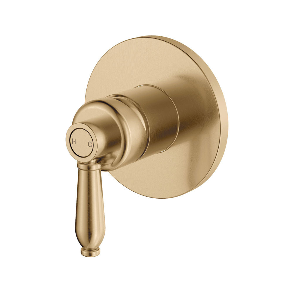 Fienza Eleanor Wall Mixer Urban Brass