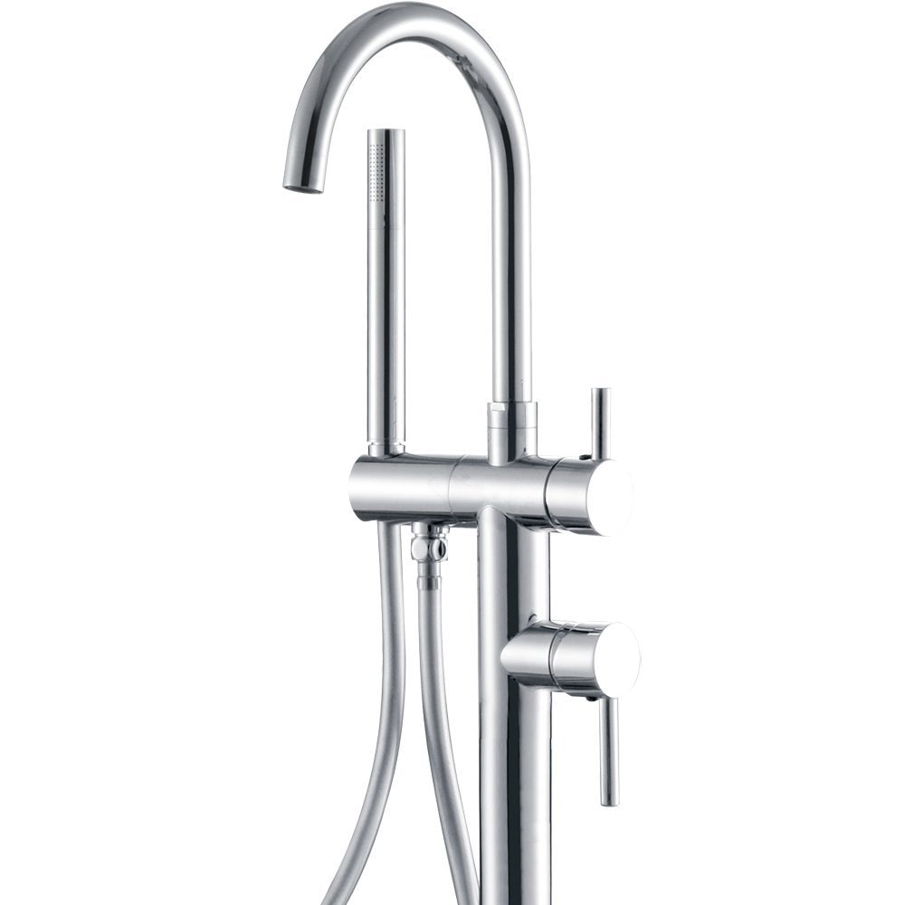 Fienza Isabella Floor Standing Mixer & Shower Chrome