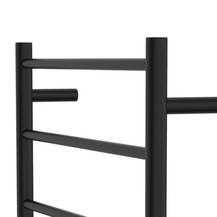 Fienza Isabella Heated Towel Ladder 9 Bars 600x1200mm, Matte Black