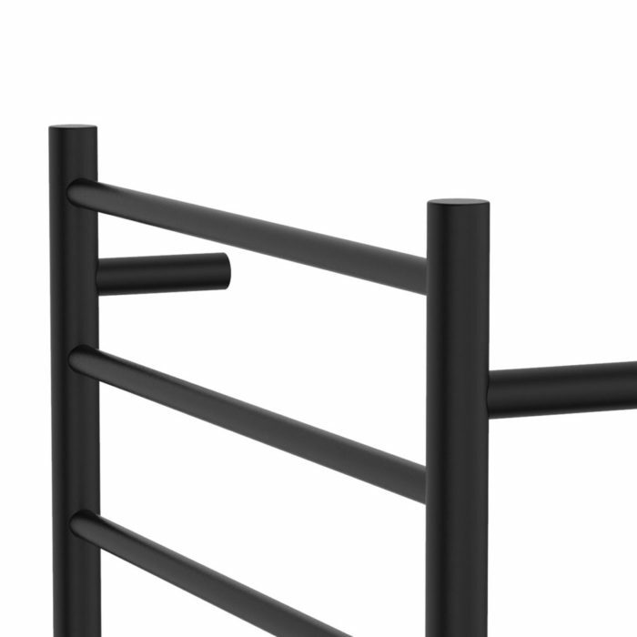 Fienza Isabella Heated Towel Ladder 7 Bars 600x800mm, Matte Black