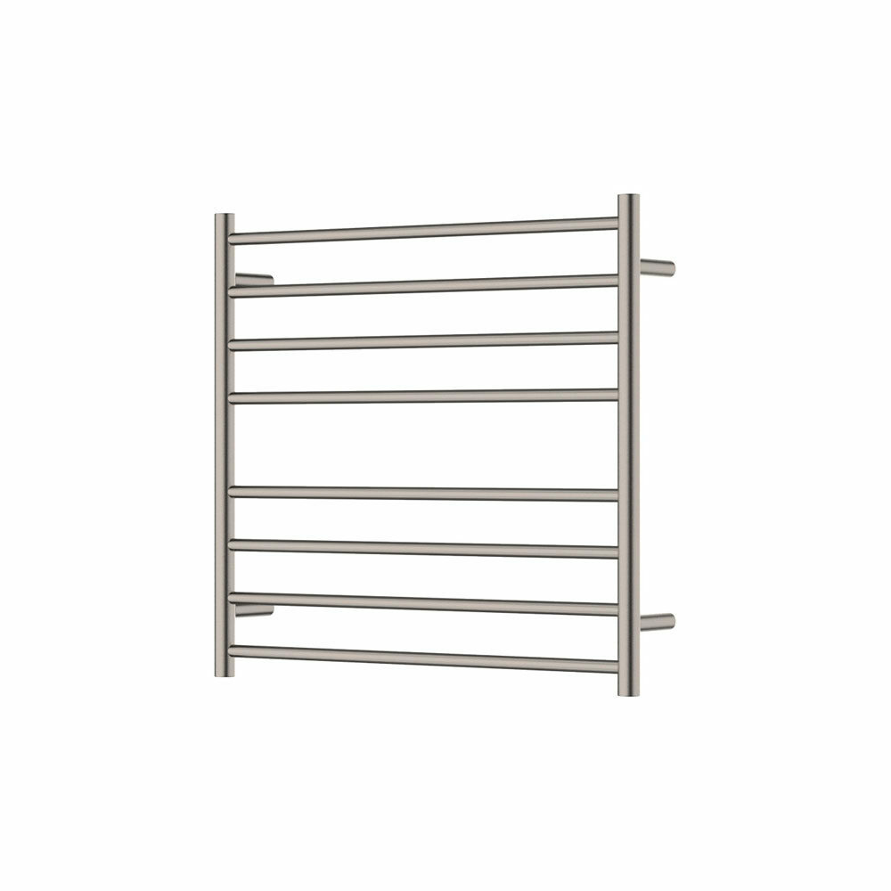 Fienza Isabella Heated Towel Ladder 8 Bars 750x750mm, Brushed Nickel