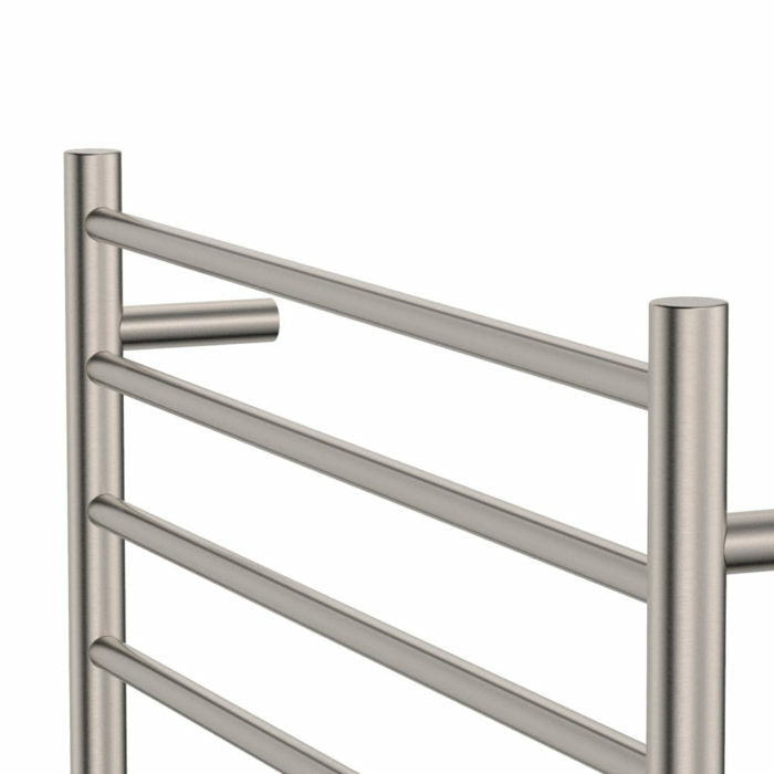 Fienza Isabella Heated Towel Ladder 8 Bars 750x750mm, Brushed Nickel