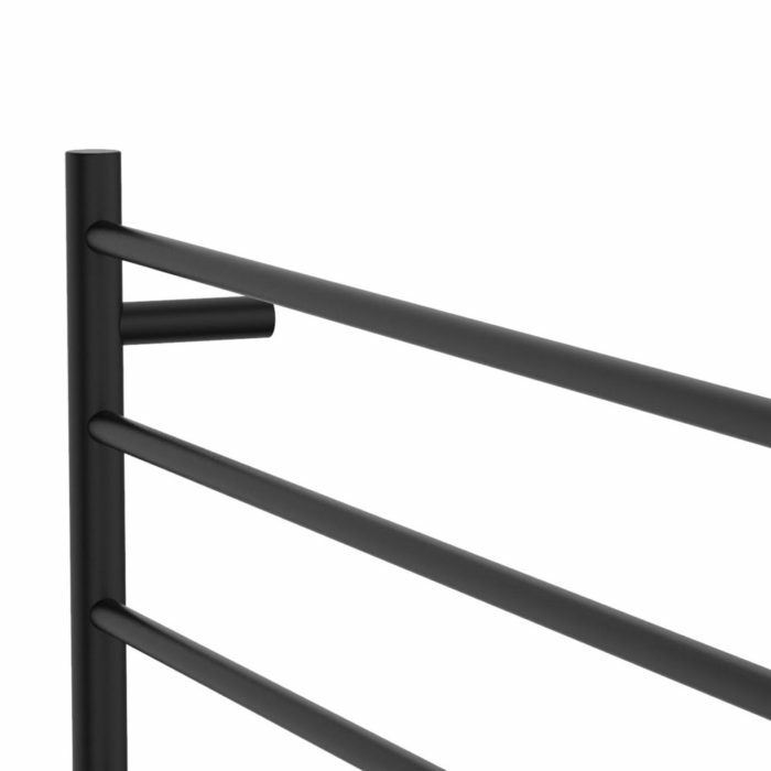 Fienza Isabella Heated Towel Ladder 7 Bars 900x750mm, Matte Black