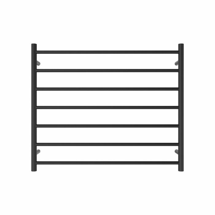 Fienza Isabella Heated Towel Ladder 7 Bars 900x750mm, Matte Black