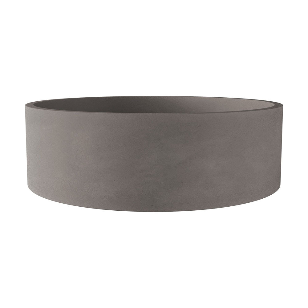 Fienza Jada Round Concrete Above Counter Basin, Warm Grey