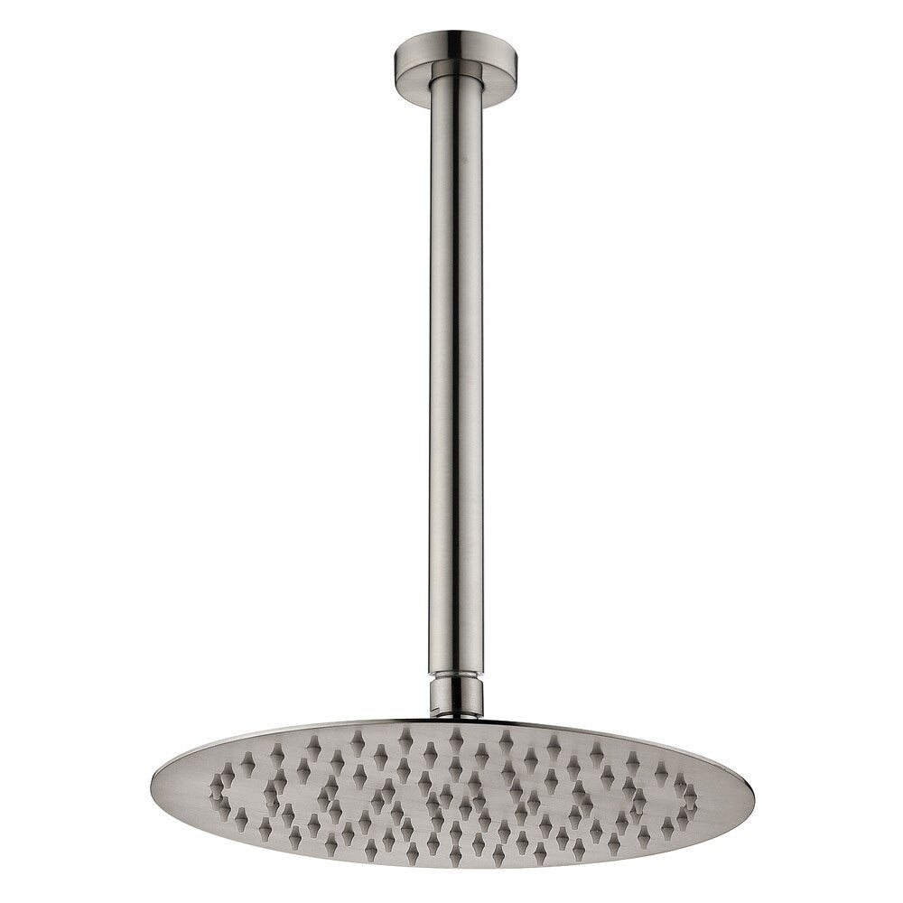 Fienza Kaya Shower Ceiling Dropper Set, Brushed Nickel