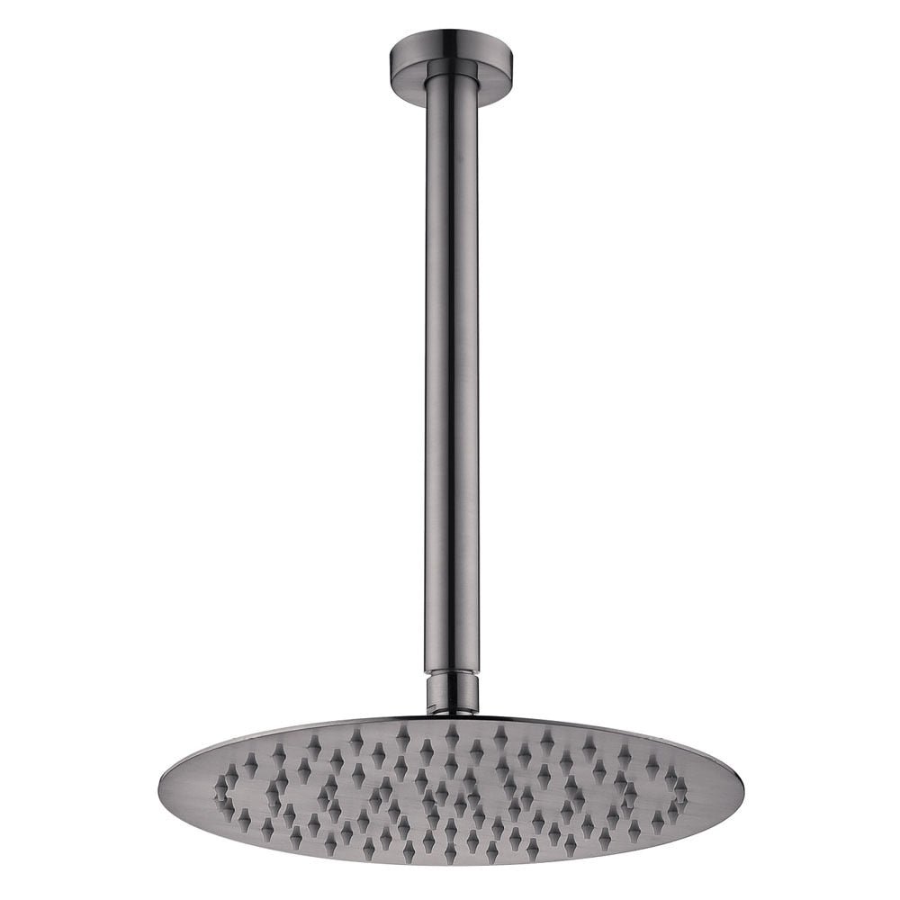 Fienza Kaya Shower Ceiling Dropper Set, Gunmetal