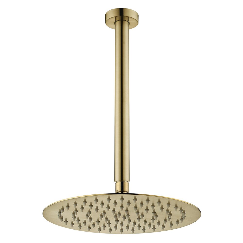 Fienza Kaya Shower Ceiling Dropper Set, Urban Brass