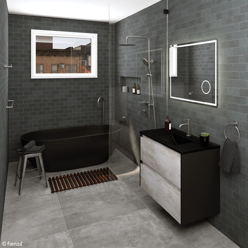 Fienza Kaya Shower Shelf Gunmetal