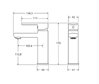 Fienza Koko Basin Mixer Chrome