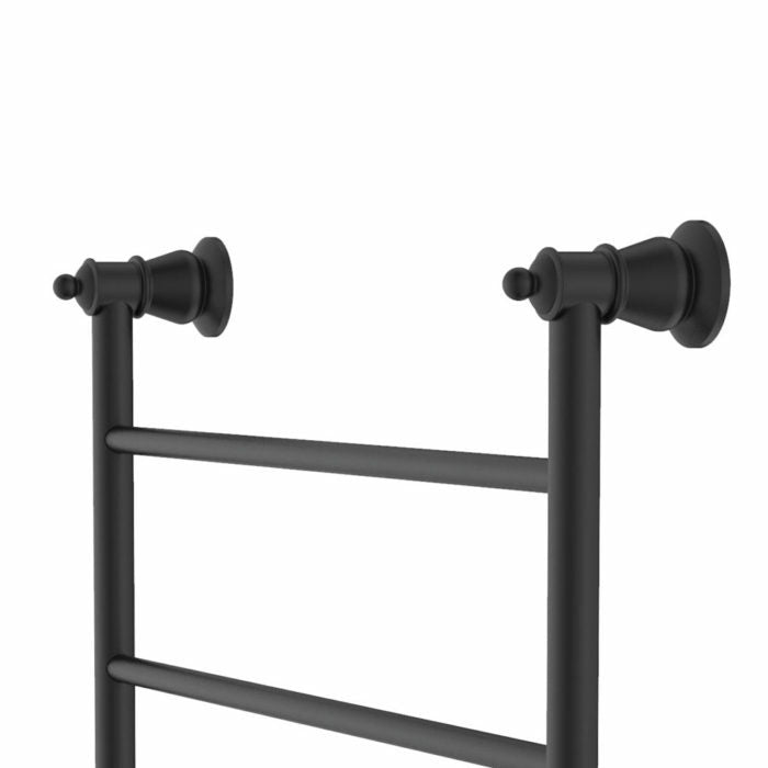 Fienza Lillian Heated Towel Rail (9 Bars) 600x1200mm, Matte Black