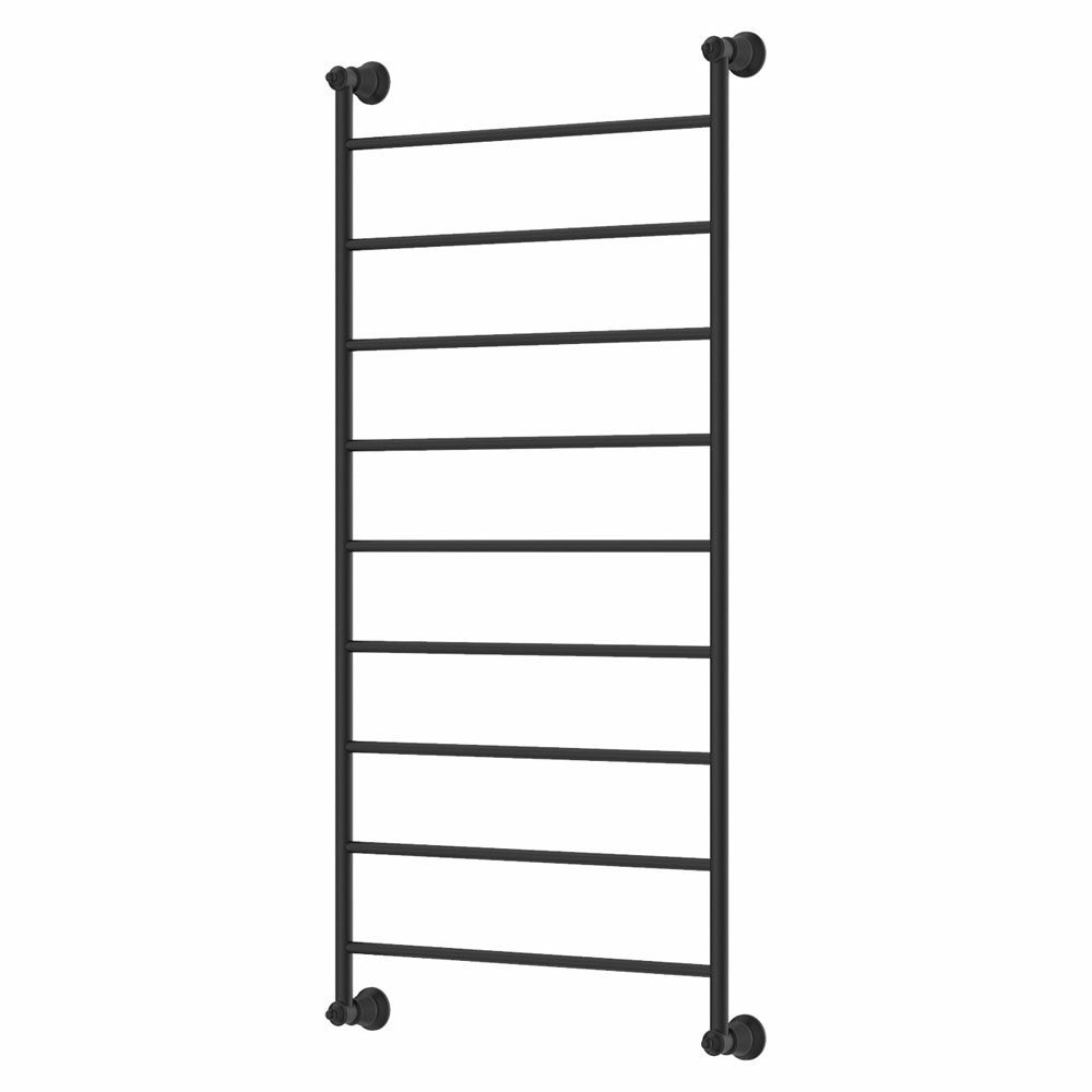 Fienza Lillian Heated Towel Rail (9 Bars) 600x1200mm, Matte Black