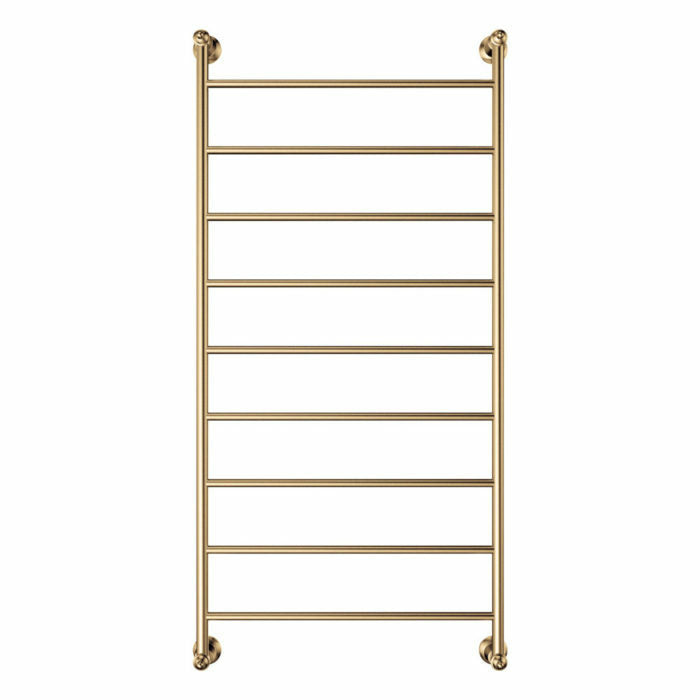 Fienza Lillian Heated Towel Rail (9 Bars) 600x1200mm, Urban Brass