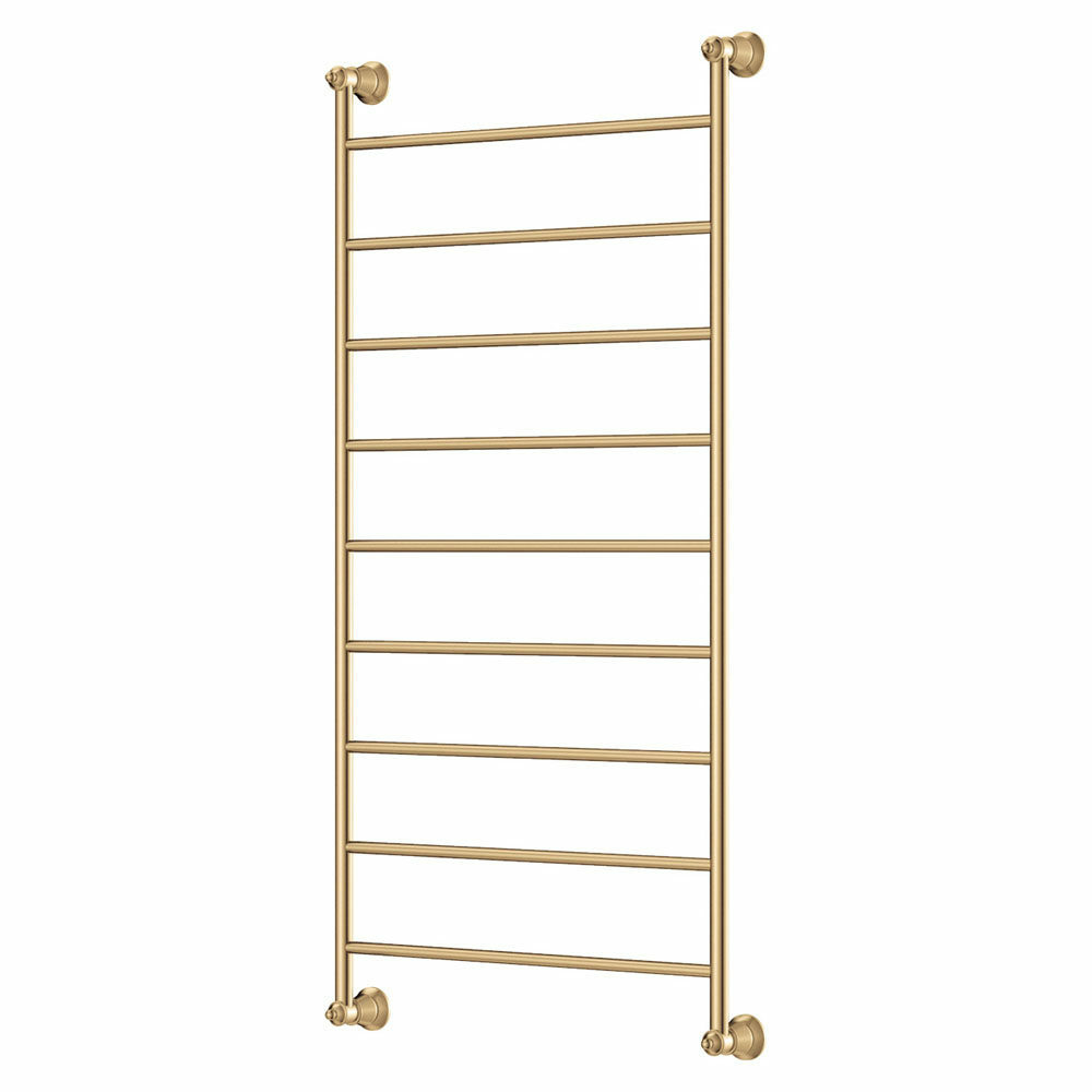 Fienza Lillian Heated Towel Rail (9 Bars) 600x1200mm, Urban Brass