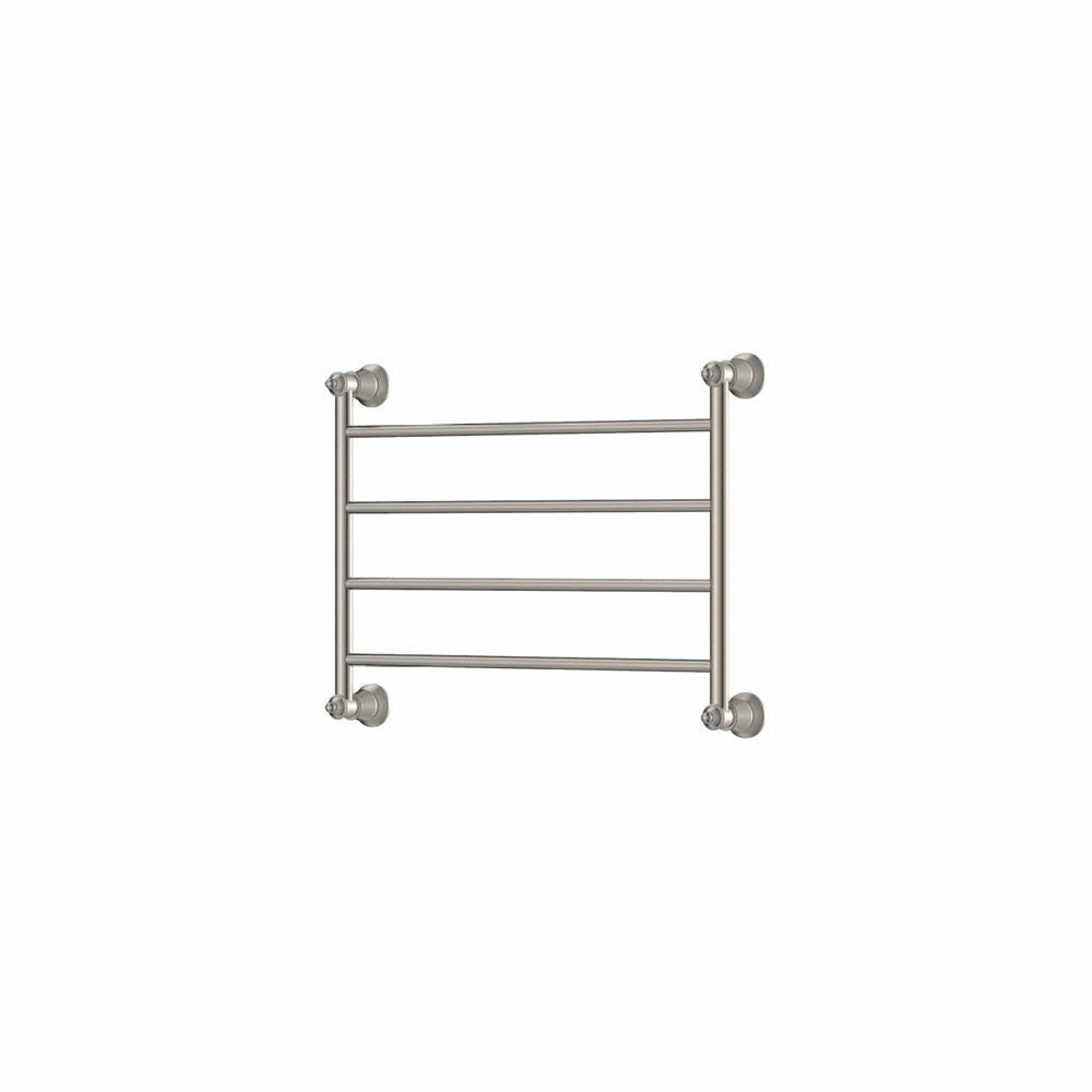 Fienza Lillian Heated Towel Rail (4 Bars) 600x450mm, Brushed Nickel