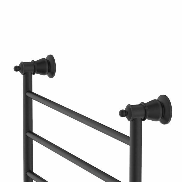 Fienza Lillian Heated Towel Rail (4 Bars) 600x450mm, Matte Black