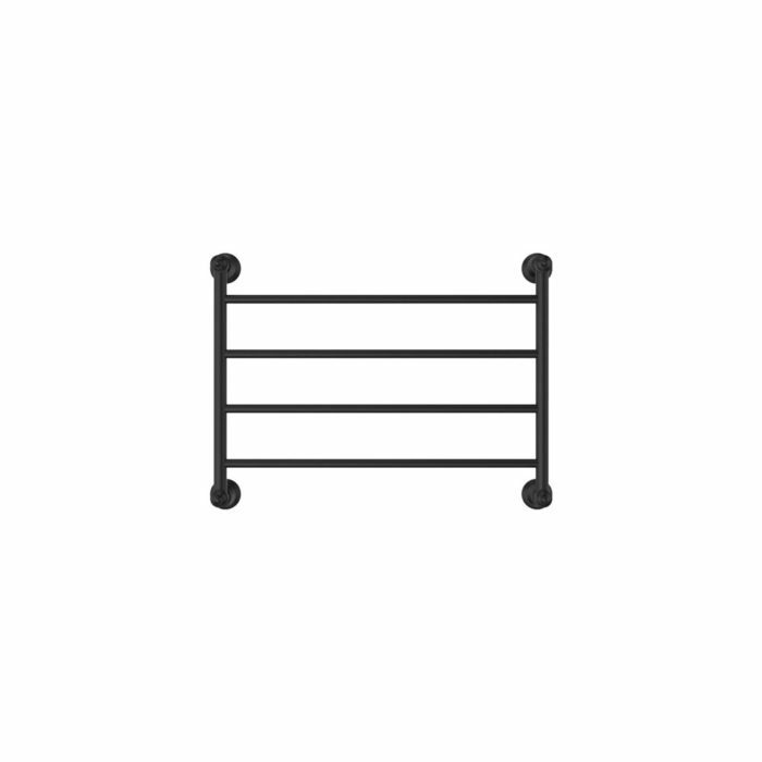 Fienza Lillian Heated Towel Rail (4 Bars) 600x450mm, Matte Black