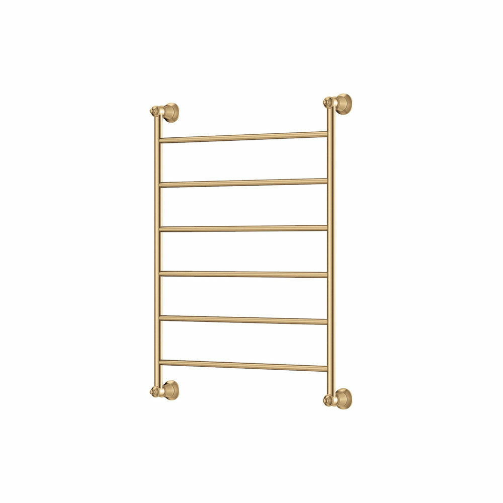 Fienza Lillian Heated Towel Rail (6 Bars) 600x800mm, Urban Brass