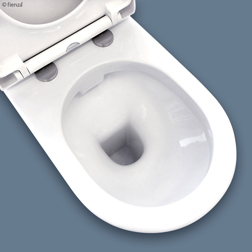 Fienza Resort Wall-Faced Toilet Pan & Seat Only