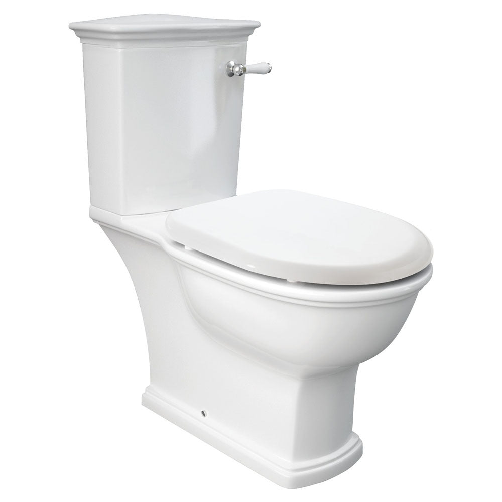Fienza RAK Washington Front-Lever Close-Coupled Toilet Suite White