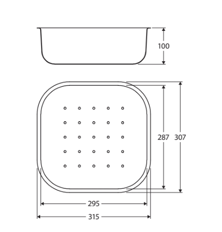 Fienza Tiva 1080 Sink Colander