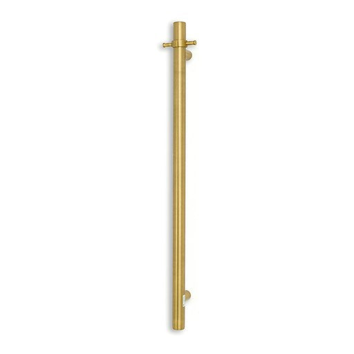 Radiant Heating Vertical Towel Rail Hook for Vertical Heated Bar, Brushed Gold