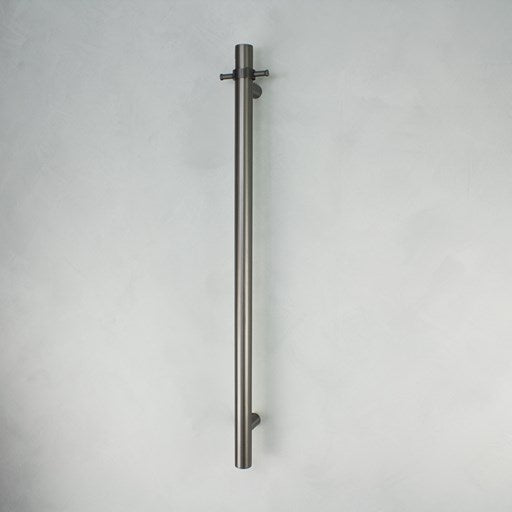 Radiant Heating Vertical Towel Rail Hook for Vertical Heated Bar, Gunmetal