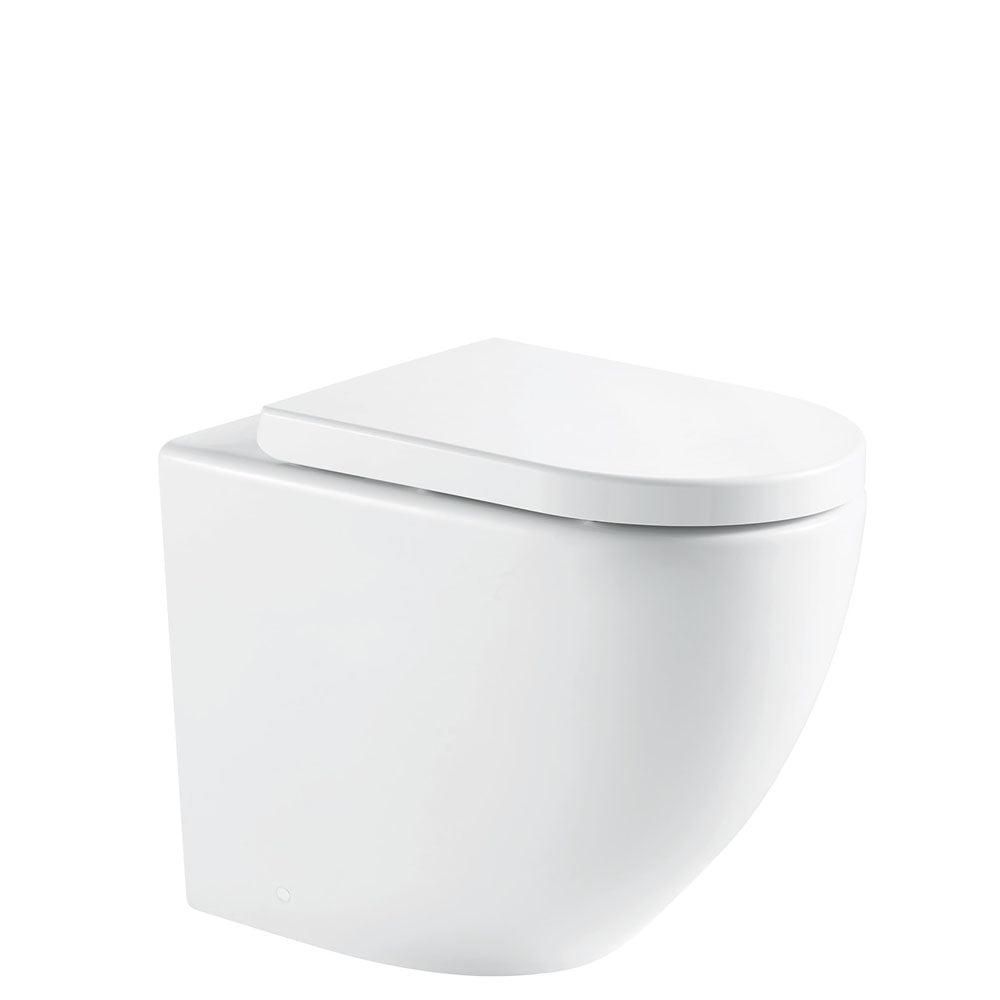 Fienza Alix Ambulant Wall-Faced, P-Trap Under Counter Toilet Suite, Slim Seat