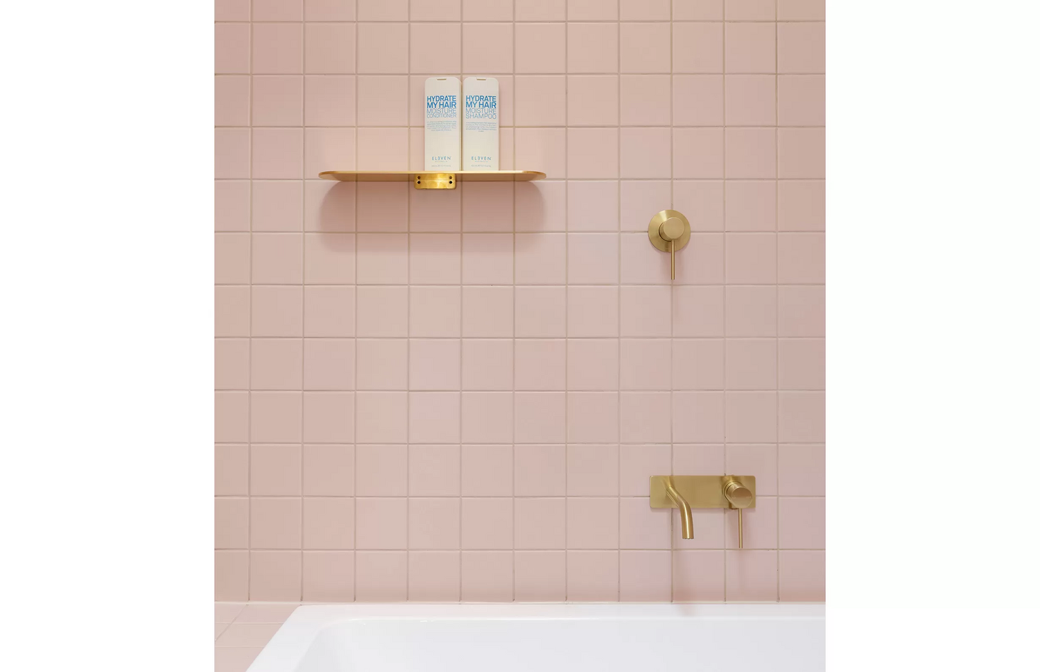 Phoenix Vivid Slimline SwitchMix Wall / Shower Mixer - Brushed Gold (Lead Free)
