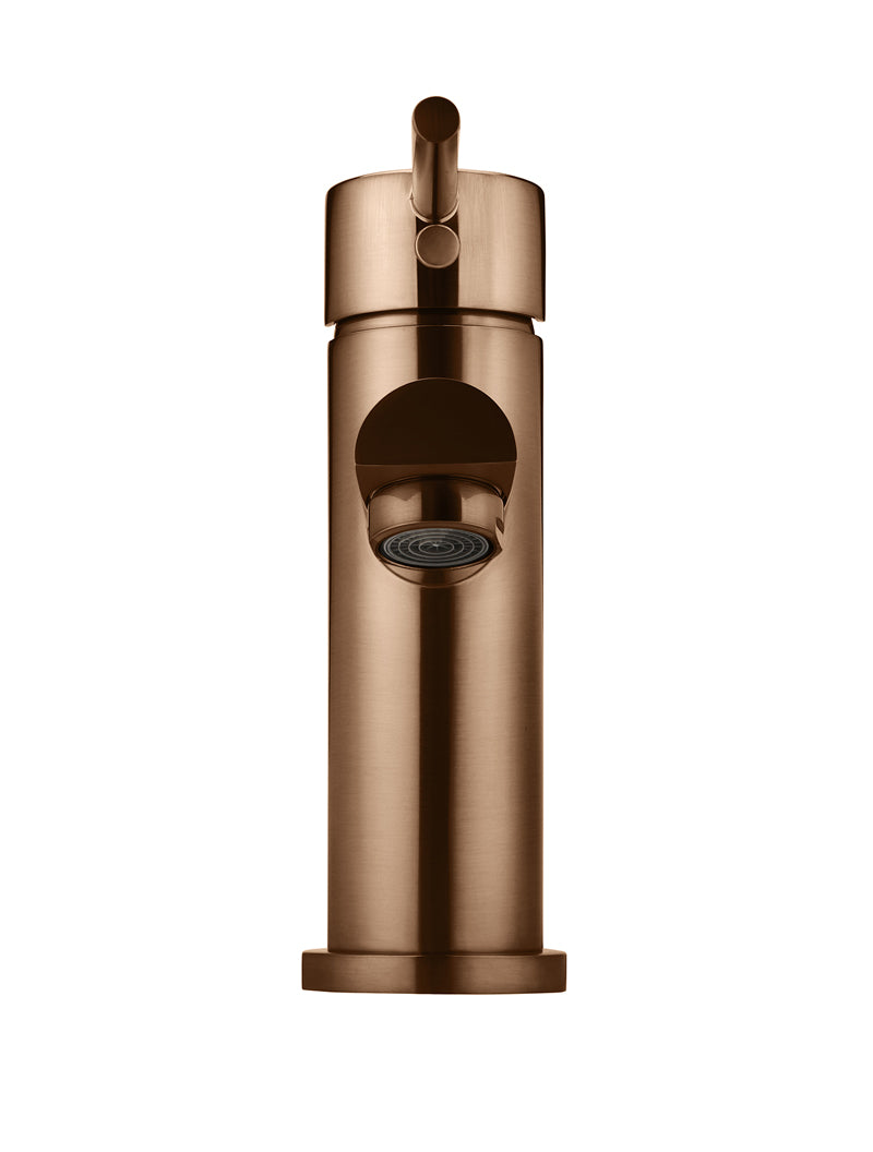 Meir Round Basin Mixer, Lustre Bronze