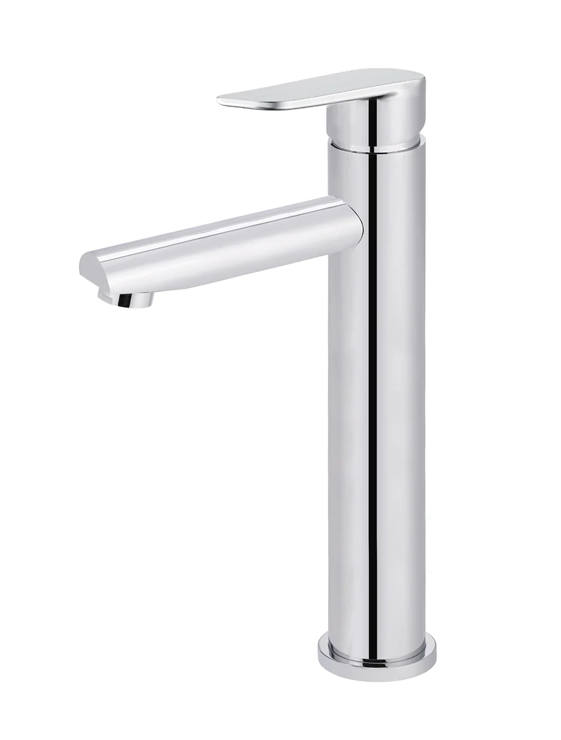 Meir Paddle Round Tall Basin Mixer, Chrome