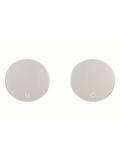 Meir Circular Wall Taps, Brushed Nickel