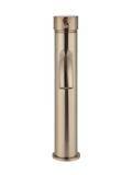 Meir Round Tall Curved Basin Mixer, Champagne