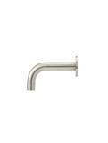 Meir Universal Round Curved Spout 130mm, Brushed Nickel