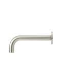 Meir Universal Round Curved Spout, Brushed Nickel