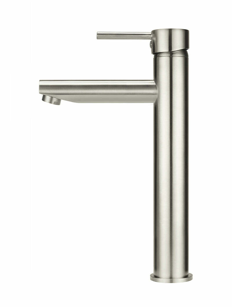 Meir Round Tall Basin Mixer, Brushed Nickel