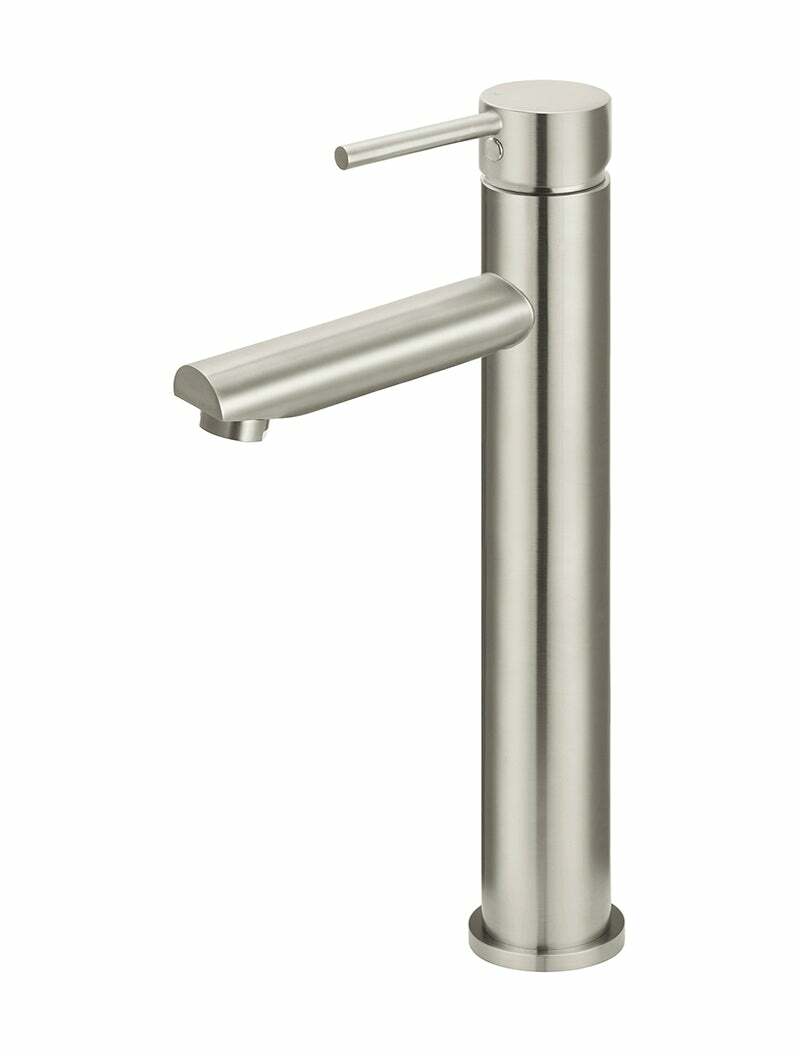 Meir Round Tall Basin Mixer, Brushed Nickel
