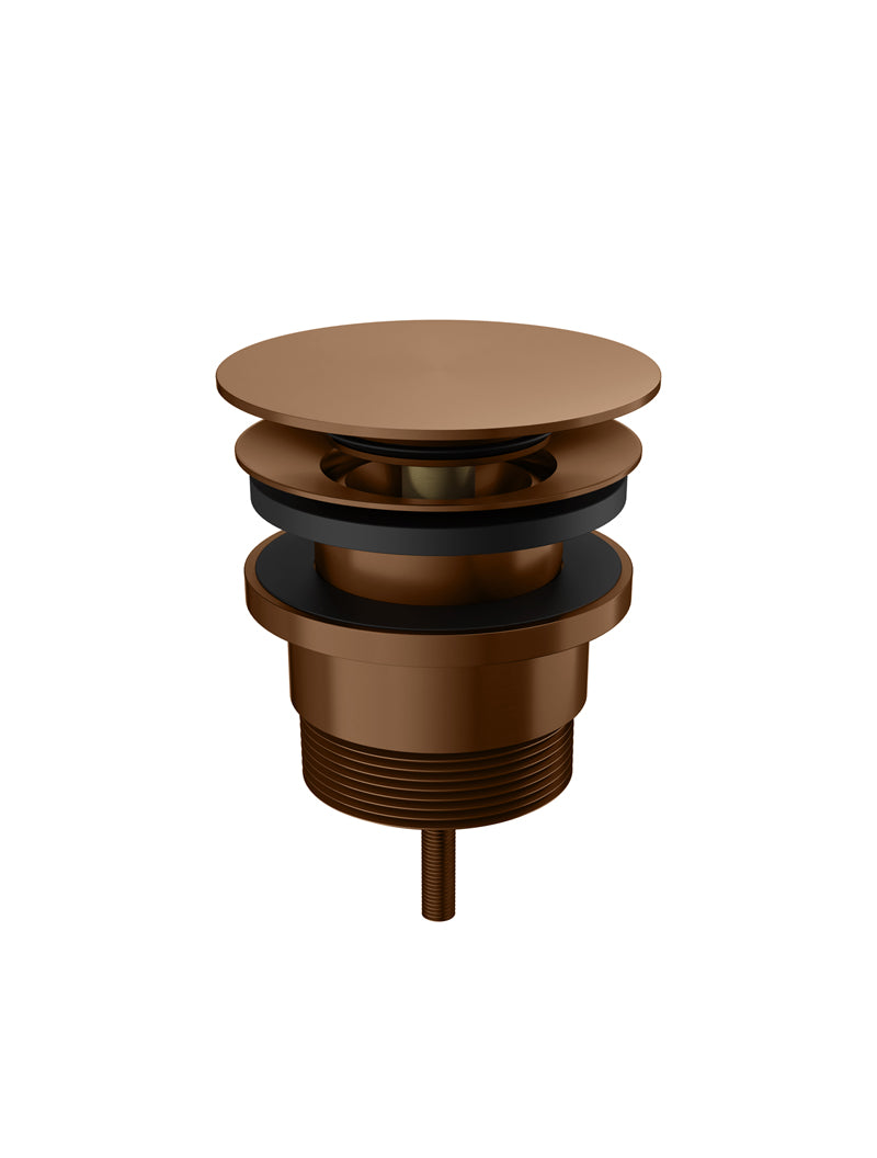 Meir Universal All-in-one Pop Up Waste, Bath & Basin, Lustre Bronze