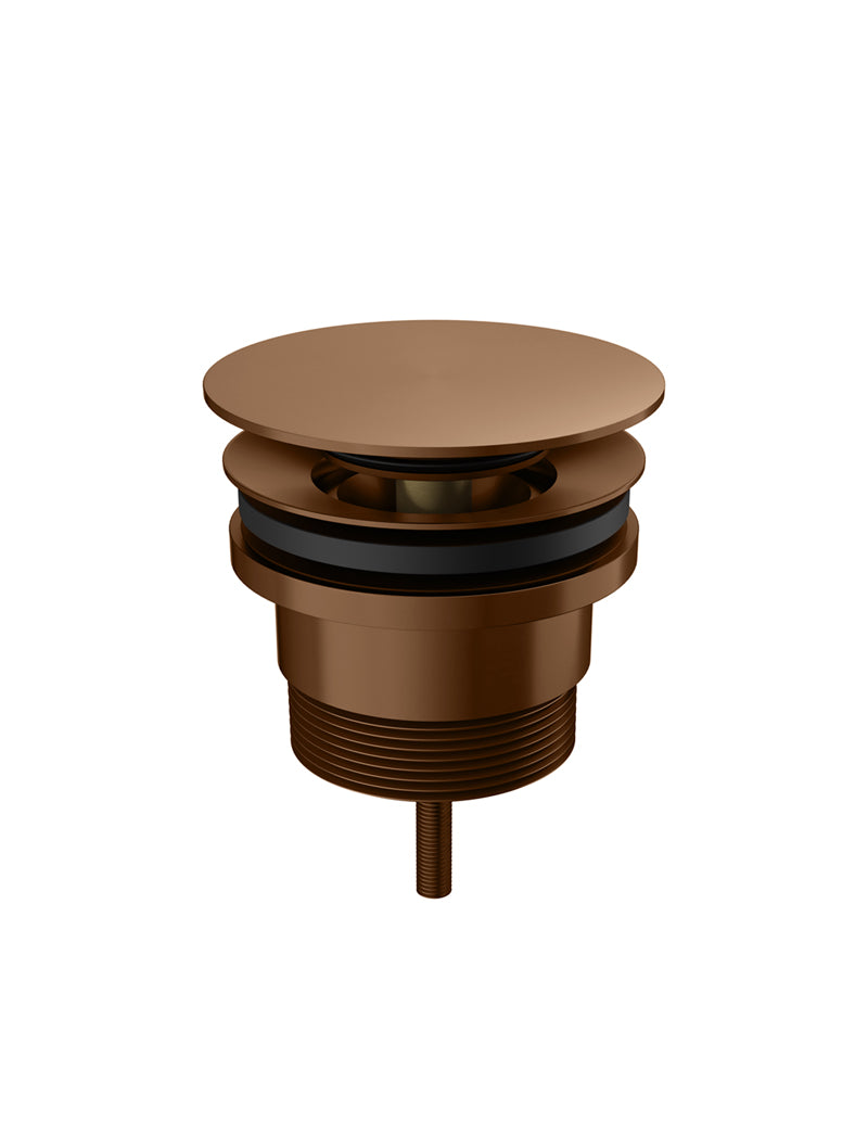 Meir Universal All-in-one Pop Up Waste, Bath & Basin, Lustre Bronze