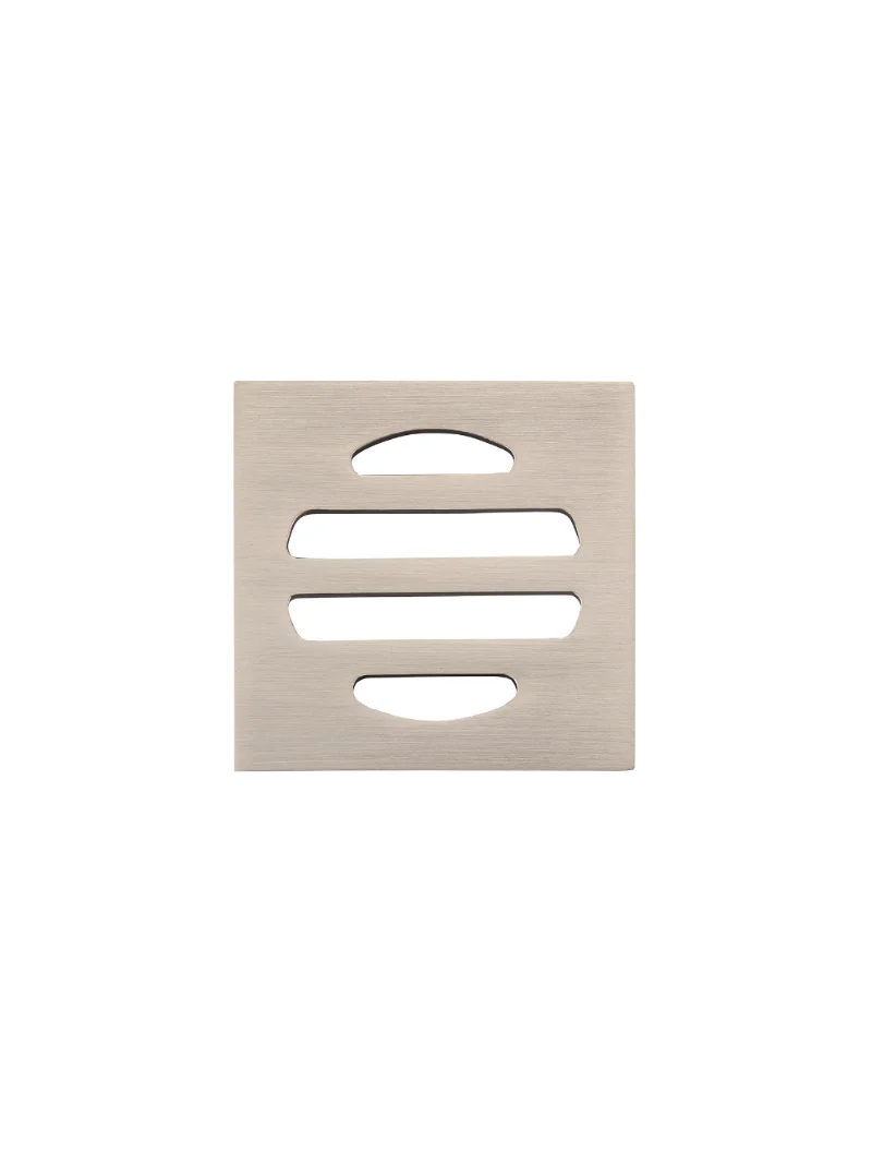 Meir Square Floor Grate Shower Drain 50mm Outlet, Champagne