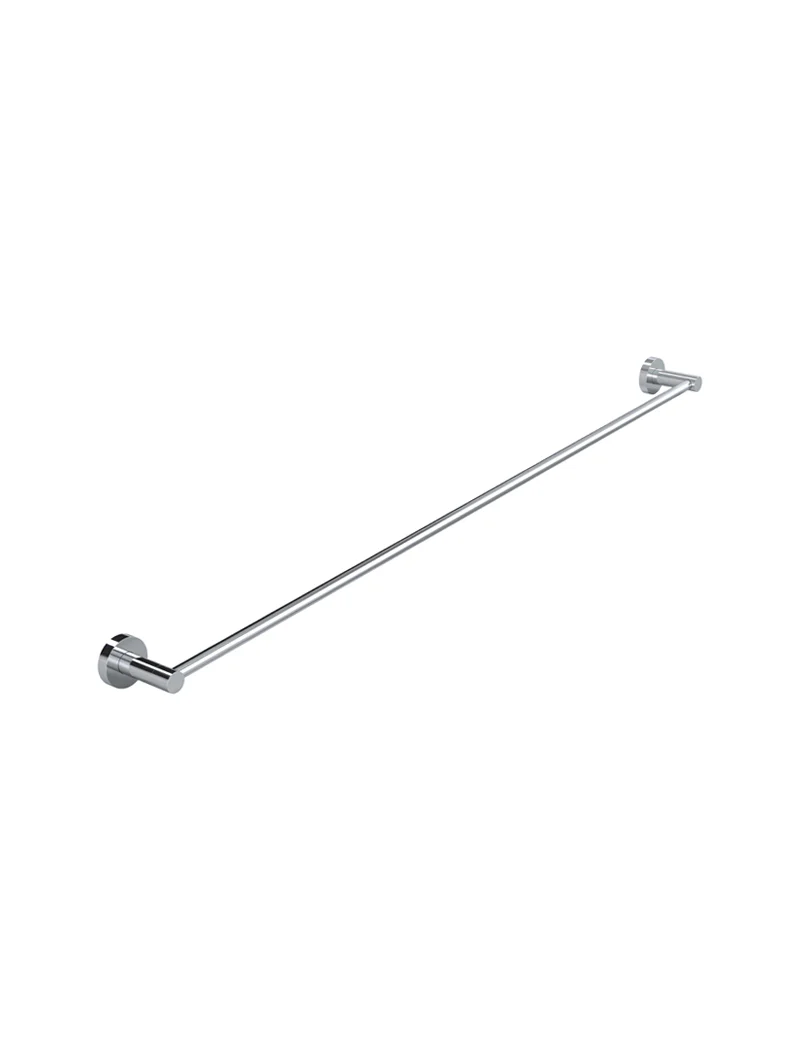 Meir Round Single Towel Rail 900mm, Chrome